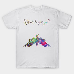 Rorschach inkblot test T-Shirt